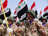 Parade of Iraqi army in Amarah (photo: AP)