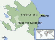 Map of Nagorno-Karabakh (photo: DW)