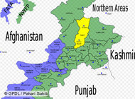 Map of the Swat Valley in Pakistan (photo: GFDL/DW)
