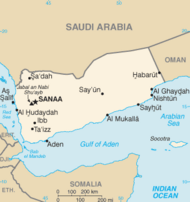 Map of Yemen (source: WIkipedia)