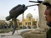 Saddam Hussein's statue is brought down (Photo: AP/Jerome Delay)