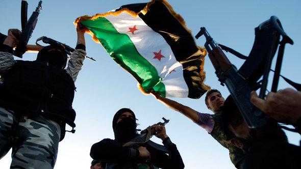 Soldaten der Freien Syrischen Armee; Foto: AP/dapd