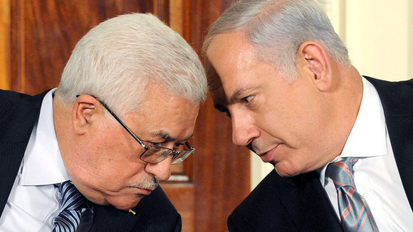 Mahmud Abbas and Benjamin Netanyahu (photo: dpa)