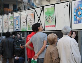 Wahlplakate in Algier; Foto: Marlyn Touma