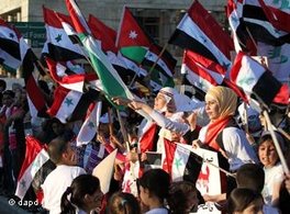 Protest gegen das Assad-Regime; Foto: AP/dapd