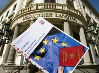 Hessischer Einbürgerungsfragebogen; Foto: dpa