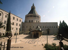 Die Verkündigungskirche in Nazareth, der Heimatstadt Hanin Zoabis; Foto: dpa
