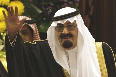 Der saudische König Abdallah; Foto: AP
