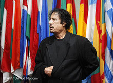 Muamar Gaddafi; Foto: AP