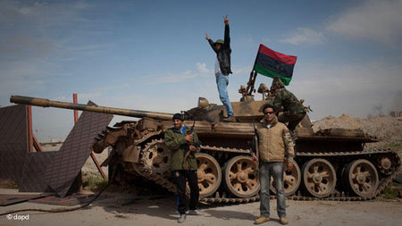 Offensive der Rebellen in Bengasi; Foto: dapd