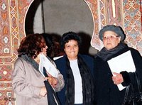 Three women activists in Morocco (photo: DW)