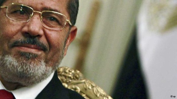 Ägyptens Präsident Mursi; Foto: AP
