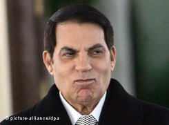 Tunesiens Diktator Ben Ali; Foto: dpa