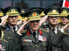 Türkische Generäle; Foto: AP