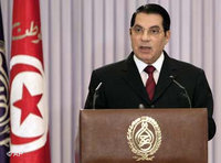 Tunesiens Präsident Zine El Abidine Ben Ali (photo: AP)