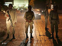 Straßensperren der Armee in Islamabad; Foto: AP