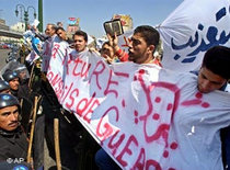 Demonstration von Muslimbrüdern in Kairo; Foto: AP