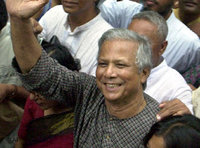Friedensnobelpreisträger des Jahres 2006 Muhammad Yunus; Foto: AP