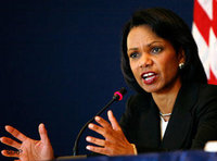 US-Außenministerim Condoleezza Rice in Scharm el Scheich; Foto: AP