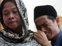 Trauer nach den Anschlägen auf Bali; Foto: AP