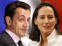 Die Kandidaten Nicolas Sarkozy und Ségolène Royal; Fotol: Graphik DW