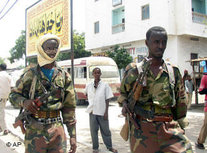 Islamistische Milizen in Mogadischu; Foto: AP