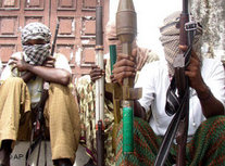 Somalische Rebellen Miliz; Foto: AP