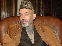 Präsident Hamid Karzai; Foto: AP