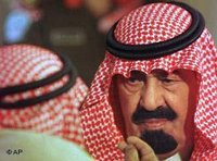 Saudi-arabischer König Abdallah; Foto: AP