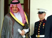 Der saudi-arabische Außenminister Faisal in Washington; Foto: AP