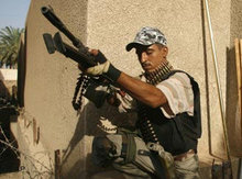 Soldat im irak; Foto:AP