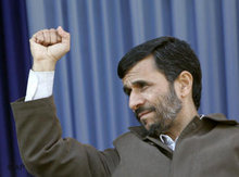 Irans Präsident Mahmud Ahmadinejad; Foto: AP