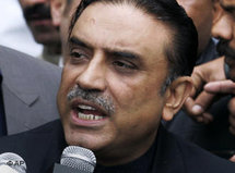 PPP-Chef Zardari; Foto: AP