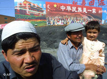 Uiguren in der Stadt Korla; Foto: AP
