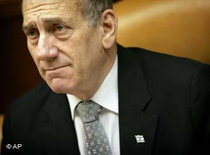 Israels Ministerpräsident Ehud Olmert, Foto: AP