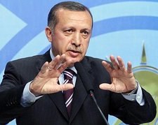 Der türkische Premier Recep Tayyip Erdogan; Foto: AP