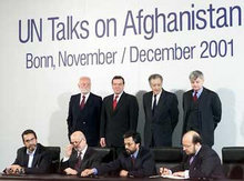 Afghanistan-Konferenz auf dem Petersberg; Foto: AP
