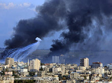 Israelische Luftangriffe auf Gaza-Stadt; Foto: dpa