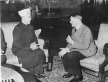 Adolf Hitler und der Großmufti von Jerusalem; Foto: dpa