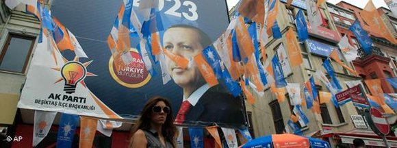 Wahlkampf der AKP; Foto: AP