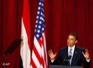 President Obama in Cairo (photo: AP)
