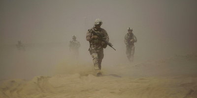 US-Soldaten auf Patrouille in der Nähe von Helmand; Foto: AP