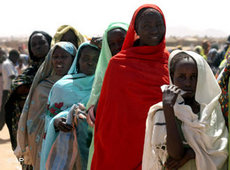 Flüchtlinge in Darfur; Foto: AP
