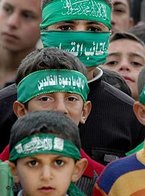 Anhänger von Hamas; Foto: AP