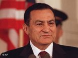 Ägyptischer Staatspräsident Husni Mubarak, Foto: AP