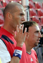 Franck Ribéry und Zinédine Zidane; Foto: AP