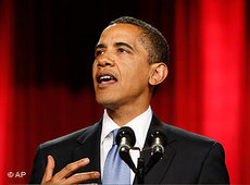 US-Präsident Obamas historische Rede am 4. Juni 2009 an der Kairo-Universität; Foto: AP
