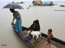 Opfer des Monsuns in Indien; Foto: AP