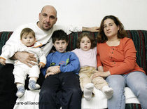 Irakische Flüchtlingsfamilie in Deutschland; Foto: dpa