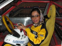Die iranische Rennfahrerin Laleh Seddigh, Foto: Fatma Sagir